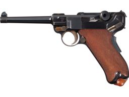Swiss Contract DWM Model 1900 Luger Pistol with Holster 