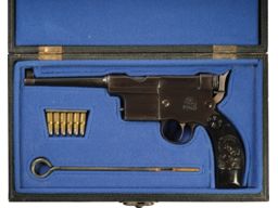 Spanish Charola y Anitua Semi-Automatic Pistol with Case