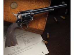 Elongated Grips Metford Rifled Colt Single Action Army Revolver