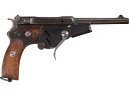 V. C. Schilling Bergmann Model 1896 No. 2 Folding Trigger Pistol