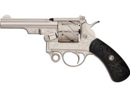 Presentation Engraved German Mauser Baby 1878 "Zig-Zag" Revolver