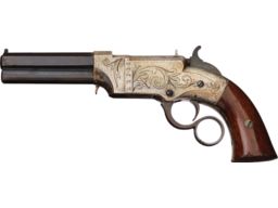 Factory Engraved New Haven Arms Volcanic No. 1 Pocket Pistol