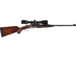 Richter Signed and Engraved Heym Model 88BS Rifle with Scope