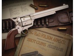 Nickel Plated Antique Colt Single Action Army Revolver
