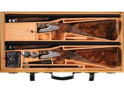 Pair of Rinaldin Engraved Beretta Giubileo II EELL Shotguns