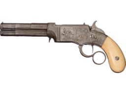 Factory Engraved Smith & Wesson Volcanic No. 1 Pistol