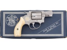 R. L. Wilson Owned White Engraved Smith & Wesson Mod 60 Revolver