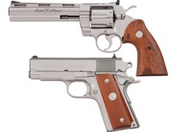Colt 150th Anniversary Double Diamond Handgun Set