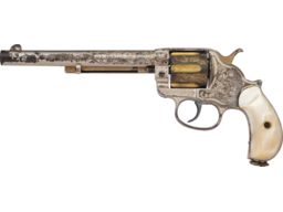 New York Engraved Colt Frontier Six Shooter Model 1878 Revolver