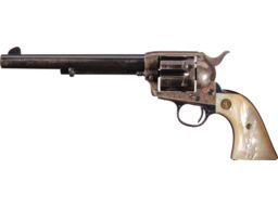 Colt Single Action Army Revolver with Long Fluted Cylinder