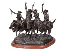 Bronze Sculpture of Coming Through The Rye by Frederic Remington