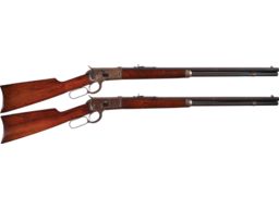 Consecutively Serialized Pair of Winchester Model 1892 Rifles