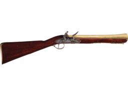 Engraved Appleton Brass Barrel Flintlock Blunderbuss