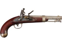 Robert Johnson U.S. Model 1836 Flintlock Pistol