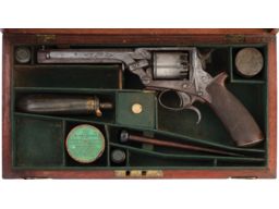 Engraved Tranter Revolver Inscribed to Col. J.P.C. Shanks