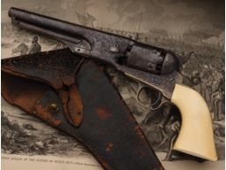 Engraved Colt 1861 Navy Revolver Presented to Maj. Van Buskirk
