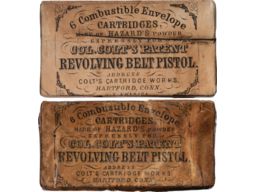 Two Colt's Cartridge Works Packs of Six Navy Caliber Cartridges