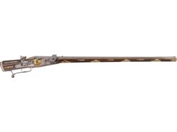 Large German Wheellock Sporting Gun with Double Dogs