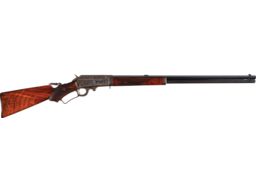 Ulrich Factory Engraved Antique Marlin Deluxe Model 1893 Rifle