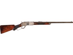 Engraved Winchester 1876 Deluxe Lever Action 50 Express Rifle