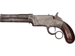Factory Engraved Smith & Wesson Volcanic No. 1 Pistol