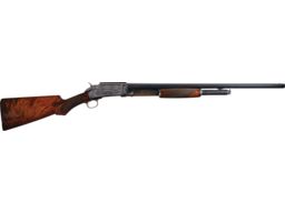 Relief Engraved, Inscribed Marlin Model 30 Slide Action Shotgun