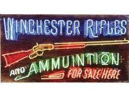 Large Winchester Illuminated Neon Sign Advertisement