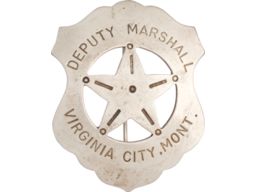 Virginia City, Montana Deputy Marshal Badge