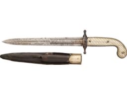 Unmarked Dumouthier Pattern Percussion Knife Pistol