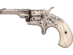 Factory Engraved Colt Open Top Pocket Revolver