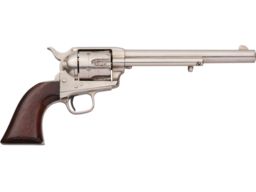 Nickel Ainsworth U.S. Colt Cavalry Model Single Action Army