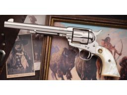 Original Smoothbore Nickel Colt Single Action Army Revolver