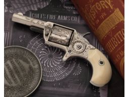 Engraved Colt New Line .30 Revolver from Colt "Wheel" Display
