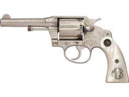 Factory Engraved Colt Police Positive Revolver