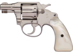 Factory Nickel Plated Colt Banker's Special .22 Revolver