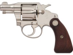 Florida Shipped Nickel Plated Colt Banker's Special 38 Revolver 