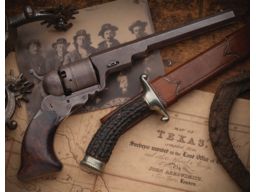 Colt "Texas Paterson" No. 5 Holster Model Percussion Revolver