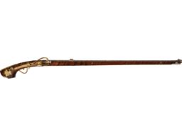 Ornate Engraved Japanese Tanegashima Matchlock Arquebus