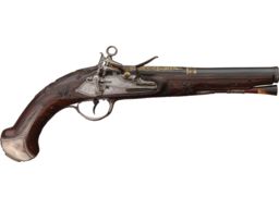 Silver Mounted Spanish Miquelet Belt Pistol by Doiztua