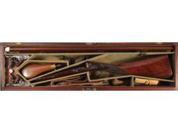 Cased Joseph Manton 20 Bore Flintlock Double Barrel Shotgun