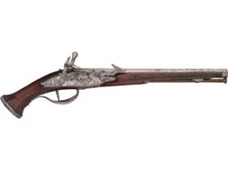 Engraved and Chiseled Italian Snaphaunce Belt Pistol