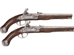 Ornate Pair of Snaphaunce Belt Pistols