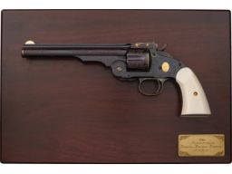 Engraved & Gold Inlaid Smith & Wesson Model 3 Revolver