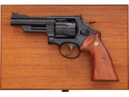 Engraved Smith & Wesson Model 29-2 Double Action Revolver 