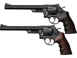 Pair of J. Pease Engraved Smith & Wesson Model 29-2 Revolvers