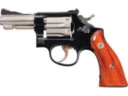 "Pinto" Finish Smith & Wesson K-38 Combat Masterpiece Revolver