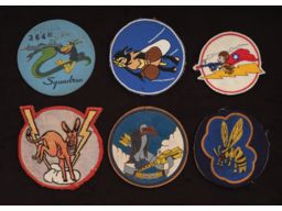Six U.S. World War II Aviation Patches
