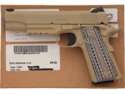 USMC Decommissioned Colt M45A1 Pistol with Box and Certificate