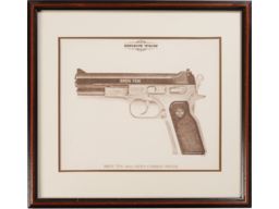 Framed Print of the Dornaus & Dixon Bren Ten Pistol