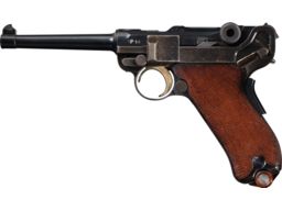 DWM Model 1900/06 Swiss Luger Pistol with "E" Prefix Serial